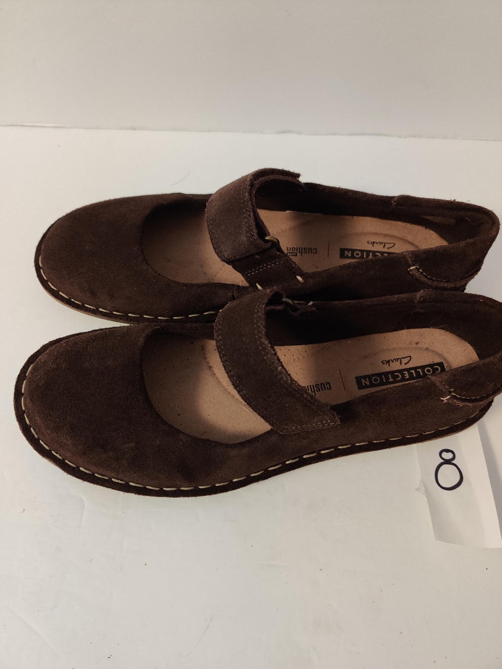 Clarks Haydn Juniper Brown Flats US 8.5